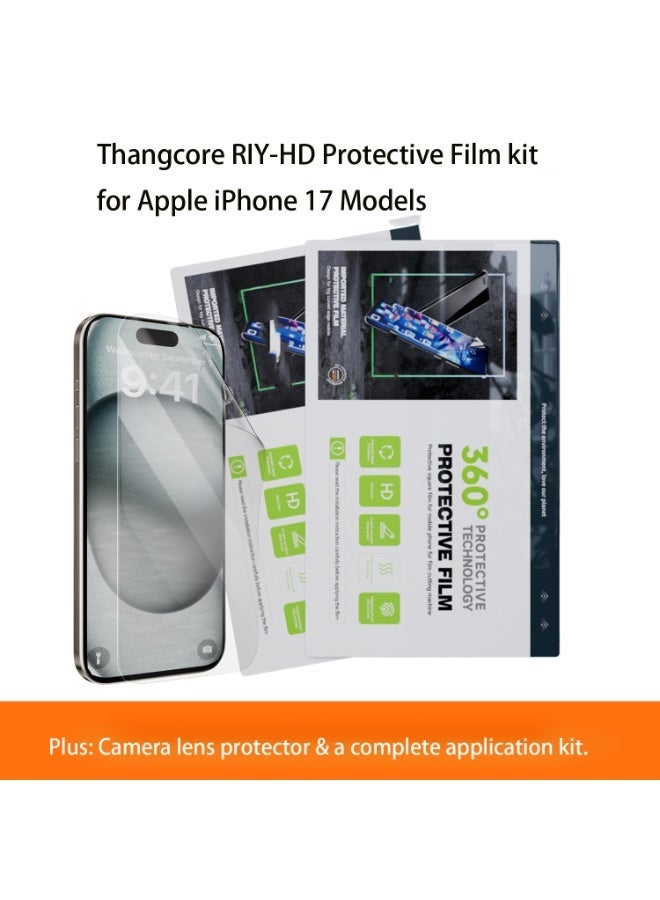 ThangCore RIY-HD Protective Film Kits-Compatible with iPhone 17（with 3D Camera Lens Film & DIY Tools） - Image 1